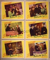 6g416 PRACTICALLY YOURS 6 LCs '44 Claudette Colbert, Air Force pilot Fred MacMurray!