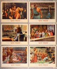 6g423 QUO VADIS 6 LCs R64 Robert Taylor, sexy Deborah Kerr & Peter Ustinov in Ancient Rome!