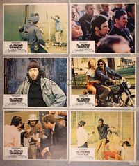 6g435 SERPICO 6 LCs '74 cool images of Al Pacino, Sidney Lumet crime classic!