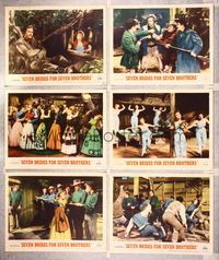 6g436 SEVEN BRIDES FOR SEVEN BROTHERS 6 LCs '54 Jane Powell & Howard Keel in classic MGM musical!