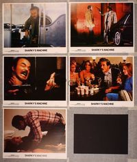 6g698 SHARKY'S MACHINE 5 LCs '81 action close-ups of Burt Reynolds, Vittorio Gassman!