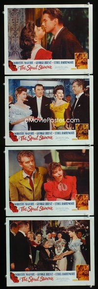 6g951 SPIRAL STAIRCASE 4 LCs '46 Dorothy McGuire, George Brent, Ethel Barrymore!