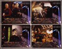 6g953 STAR TREK: FIRST CONTACT 4 int'l LCs '96 Patrick Stewart, Brent Spiner, Alice Krige!