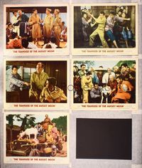 6g715 TEAHOUSE OF THE AUGUST MOON 5 LCs '56 Asian Marlon Brando, Glenn Ford & Eddie Albert!