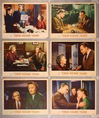 6g476 THESE WILDER YEARS 6 LCs '56 James Cagney & Barbara Stanwyck have a teenager in trouble!