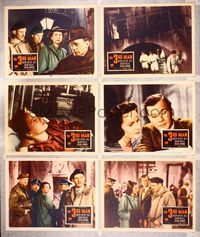 6g478 THIRD MAN 6 LCs R56 Orson Welles, Joseph Cotten & Alida Valli, classic film noir!
