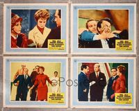 6g980 TORN CURTAIN 4 LCs '66 Paul Newman, Julie Andrews, Hitchcock tears you apart w/suspense!