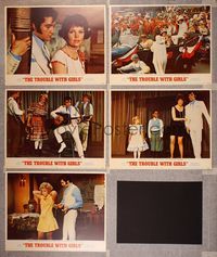 6g734 TROUBLE WITH GIRLS 5 LCs '69 great images of Elvis Presley with girls, playing guitar!