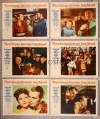 6g492 TWO YEARS BEFORE THE MAST 6 LCs R56 Alan Ladd, Brian Donlevy, William Bendix!