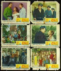 6g499 WAKE OF THE RED WITCH 6 LCs '49 John Wayne, Gail Russell, Gig Young!
