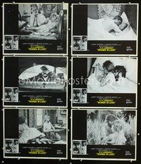6g507 WOMEN IN LOVE 6 LCs '70 Ken Russell, D.H. Lawrence, Glenda Jackson, wild images!