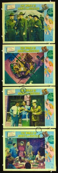 6g997 WORLD OF ABBOTT & COSTELLO 4 LCs '65 Bud & Lou's greatest laughmakers!