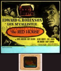 6h104 RED HOUSE glass slide '46 Edward G. Robinson, film noir directed by Delmer Daves!