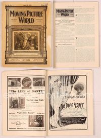 6h011 MOVING PICTURE WORLD magazine April 19 1913, many images & stories about then-current movies!