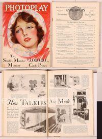 6h012 PHOTOPLAY magazine November 1928, portrait of pretty Corinne Griffith by Charles Sheldon!