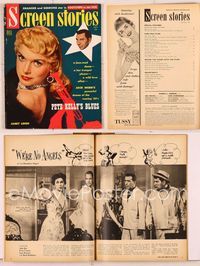 6h035 SCREEN STORIES magazine September 1955, Janet Leigh, Jack Webb, Pete Kelly's Blues!
