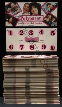 6h010 POLYESTER ODORAMA SCRATCH & SNIFF CARD lot of 475 unused cards '81 John Waters Smell-O-Vision