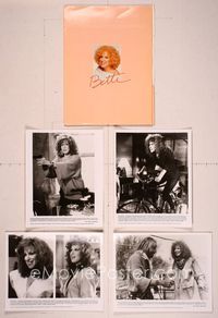 6h113 BETTE presskit '87 images of Bette Midler in Outrageous Fortune and Ruthless People!