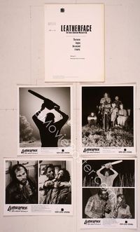 6h133 LEATHERFACE TEXAS CHAINSAW MASSACRE 3 presskit '93 great gory horror images of R.A. Mihailoff