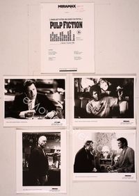 6h141 PULP FICTION presskit '94 Quentin Tarantino, John Travolta, Samuel L. Jackson, Bruce Willis