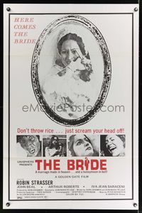 6j101 BRIDE 1sh '74 Robin Strasser & John Beal in The House That Cried Murder!
