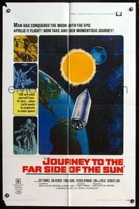 6j421 JOURNEY TO THE FAR SIDE OF THE SUN 1sh '69 when Earth meets its duplicate in outer space!