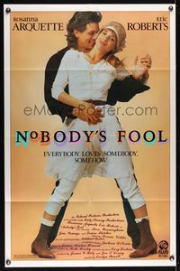 6j600 NOBODY'S FOOL 1sh '86 Rosanna Arquette dancing with Eric Roberts!
