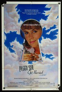 6j646 PEGGY SUE GOT MARRIED 1sh '86 Francis Ford Coppola, Kathleen Turner gets to re-live her life!