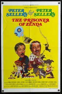6j675 PRISONER OF ZENDA 1sh '79 Lionel Jeffries, Elke Sommer & Peter Sellers in 3 roles!
