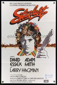6k829 STARDUST English 1sh '74 Michael Apted directed, David Essex, Keith Moon rock & roll!