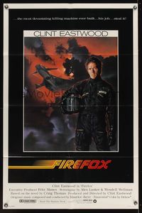 6k289 FIREFOX int'l 1sh '82 cool C.D. de Mar art of killing machine, Clint Eastwood!