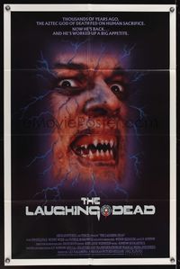 6k525 LAUGHING DEAD int'l 1sh '89 the Aztec God of Death is back and he's got a big appetite!