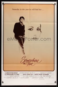6k808 SOMEWHERE IN TIME int'l 1sh '80 Christopher Reeve, Jane Seymour, cult classic!