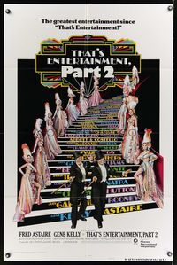 6k877 THAT'S ENTERTAINMENT PART 2 int'l style B 1sh '75 Fred Astaire, Gene Kelly & many MGM greats!