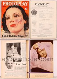6m017 PHOTOPLAY magazine September 1934, close portrait of pretty Dolores Del Rio by Earl Christy!