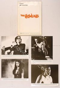 6m130 HOWLING presskit '81 directed by Joe Dante, Dee Wallace, cool werewolf images!
