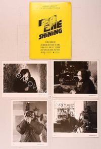 6m148 SHINING presskit '80 Stephen King & Stanley Kubrick horror masterpiece, crazy Jack Nicholson!