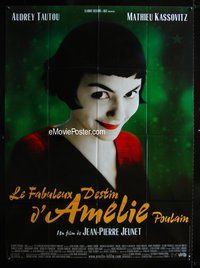 6p465 AMELIE French 1p '01 Jean-Pierre Jeunet, great close up of Audrey Tautou by Laurent Lufroy!