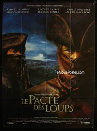 6p484 BROTHERHOOD OF THE WOLF French 1p '01 Christophe Gans' Le Pacte des Loups, Lufroy art!