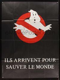 6p534 GHOSTBUSTERS teaser French 1p '84 directed by Ivan Reitman, they're here to save the world!