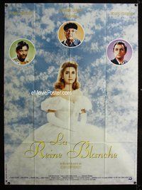 6p568 LA REINE BLANCHE French 1p '91 great close up of beautiful bride Catherine Deneuve!