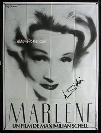 6p590 MARLENE French 1p '84 Maximilian Schell's interview biography of Marlene Dietrich!