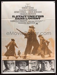 6p608 ONCE UPON A TIME IN THE WEST French 1p R70s Sergio Leone, Claudia Cardinale & Henry Fonda!