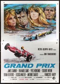 6p043 GRAND PRIX Italian 2p '67 Formula One race car driver James Garner, completely different art!