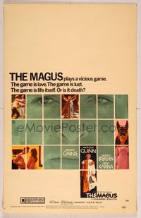 6p199 MAGUS WC '69 Michael Caine, Anthony Quinn, Candice Bergen, Anna Karina, the game is life!