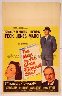 6p200 MAN IN THE GRAY FLANNEL SUIT WC '56 Gregory Peck, Jennifer Jones, Fredric March