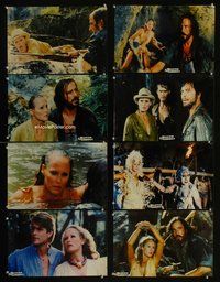6r269 SLAVE OF THE CANNIBAL GOD 8 Middle East lobby cards '78 Stacy Keach, sexy Ursula Andress