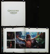 6r088 GREYSTOKE full-color program book '83 Christopher Lambert as Tarzan, Lord of the Apes!