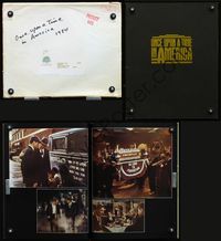 6r089 ONCE UPON A TIME IN AMERICA full color promo book '84 Sergio Leone, Robert De Niro, cool!