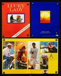 6r101 LUCKY LADY promo brochure '75 different images of Gene Hackman, Liza Minnelli & Burt Reynolds